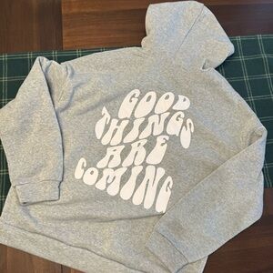 SHEIN Light Gray Hoodie